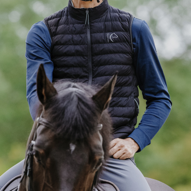 Gilet Chauffant Equithème Charlie Noir