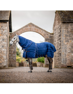 Couverture Horseware Rambo Optimo Stable Rug Plus 200grs marine