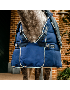 Couverture Horseware Rambo Optimo Stable Rug Plus 400grs marine 2