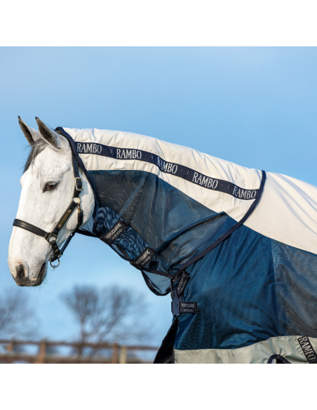 Couverture Horseware Rambo Summer Series marine