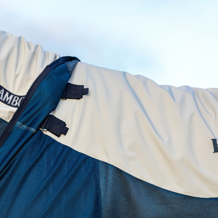 Couverture Horseware Rambo Summer Series marine