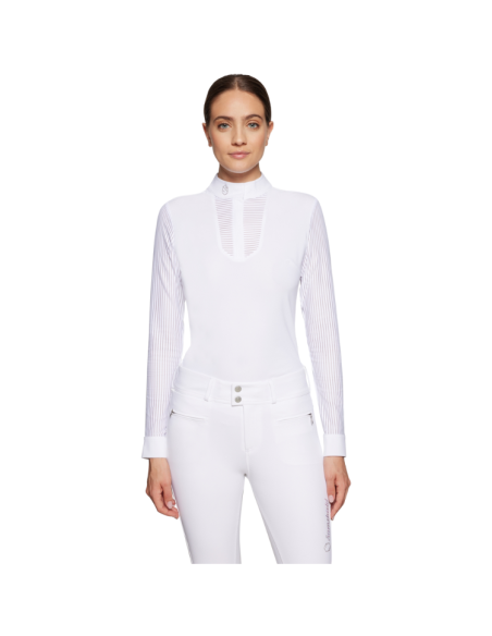 Polo Samshield Faustine Blanc