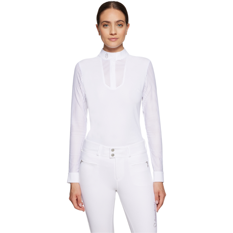 Polo Samshield Faustine Blanc