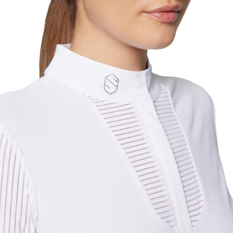 Polo Samshield Faustine Blanc