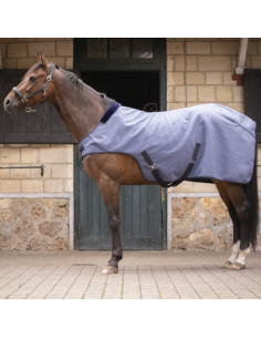 Couverture De Marcheur Paddock Wooltouch Gris chiné 2