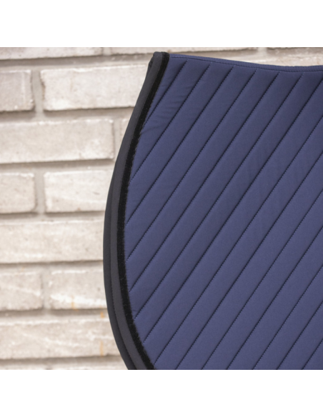 Tapis De Selle Paddock Diagonal Marine