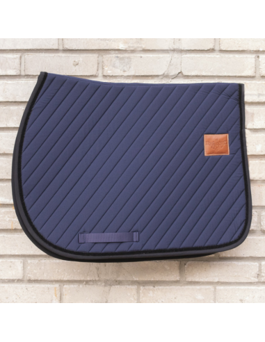 Paddock Diagonal Saddle Pad Navy