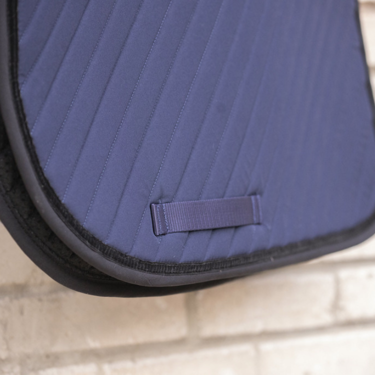 Tapis De Selle Paddock Diagonal Marine