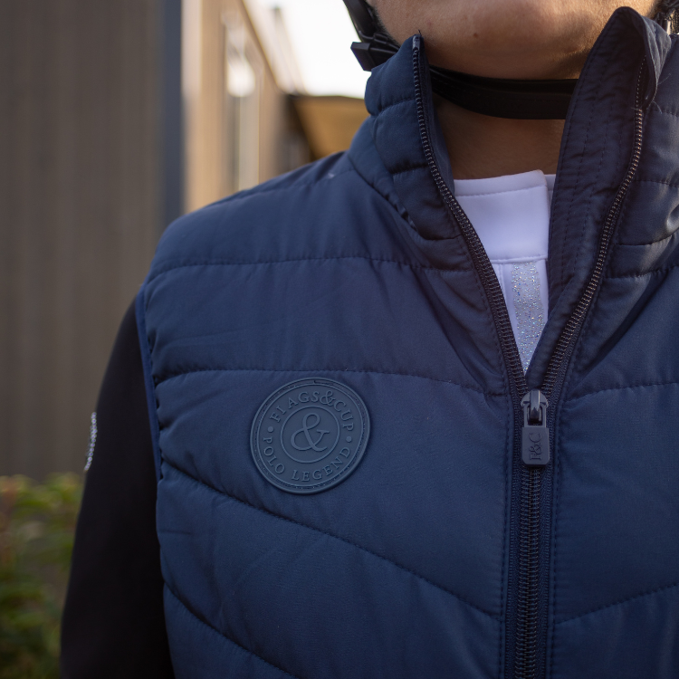 Doudoune Chauffante Sans Manches Flags & Cup Unisex Espoo Marine