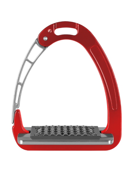 Étriers Acavallo Arena AluPlus Rouge