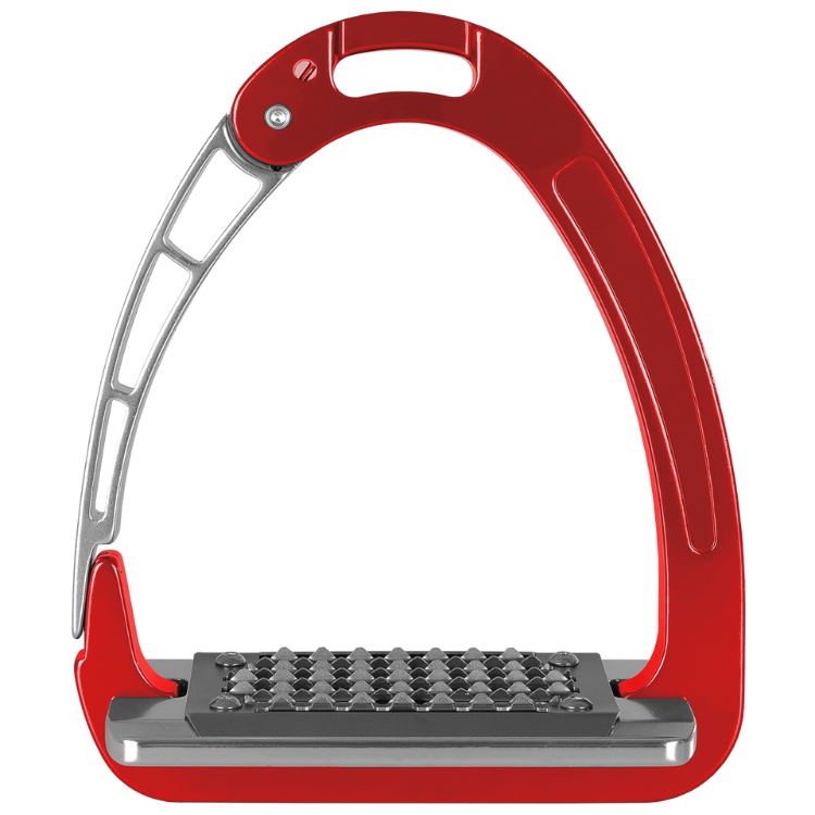 Étriers Acavallo Arena AluPlus Rouge