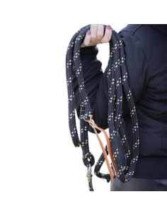 Longe Penelope Éthologique Noir/caramel 2