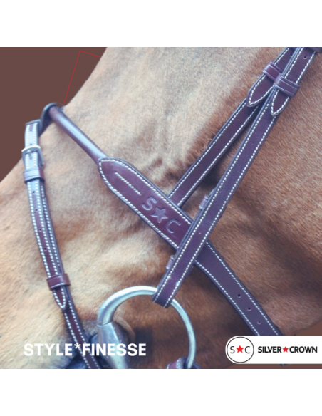 Silver Crown Bridle Style Finesse