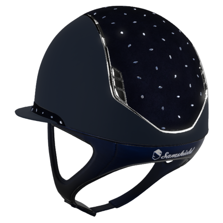 Casque Samshield 2.0 Miss Shield Matt Modèle 46 MARINE