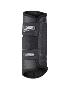 Guêtres Postérieures LeMieux Carbon Air XC Noir 2