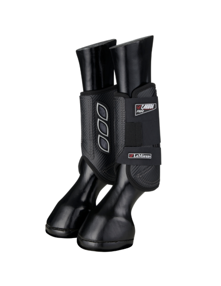 Guêtres Antérieures LeMieux Carbon Air XC Noir