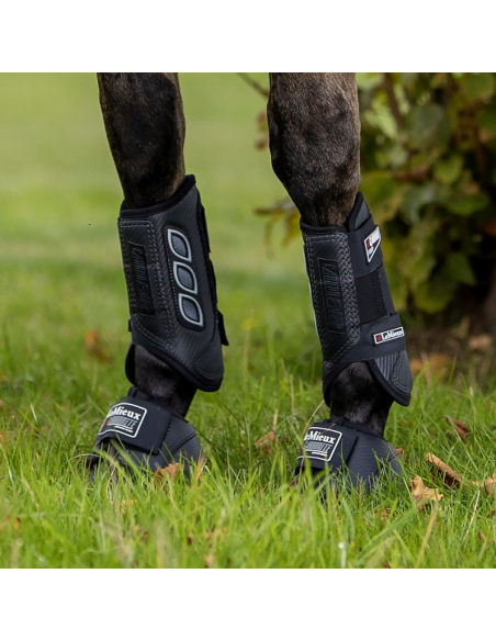 Guêtres Antérieures LeMieux Carbon Air XC Noir