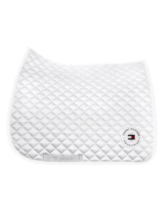 Tommy Equestrian Global Waffle Dressage Saddle Pad White