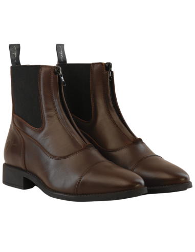 Boots Dy'on Avec Zip Avant Brun