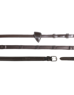 Dy'on 1/2 Soft Leather Reins 8 Integrated Stoppers 2