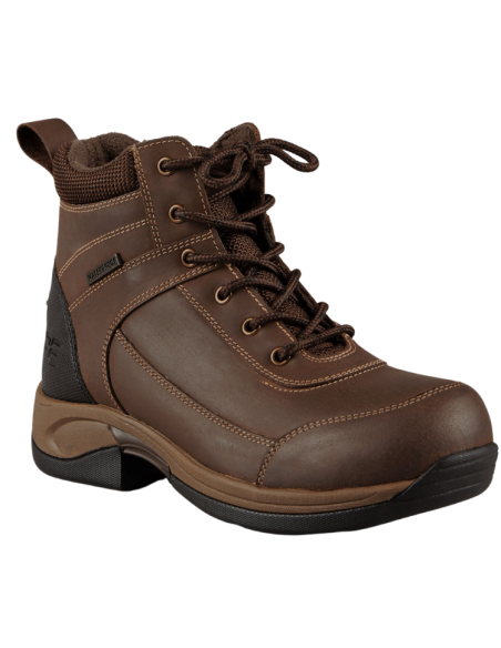 Boots Premier Equine Borelli Waterproof À Lacets Marron