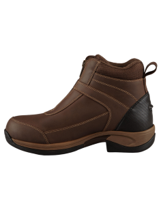 Boots Premier Equine Borelli Waterproof Zip Avant Marron 2
