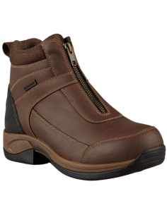 Boots Premier Equine Borelli Waterproof Zip Avant Marron