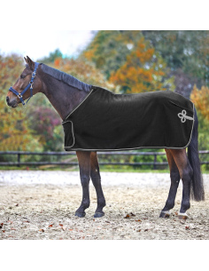 Couverture Polaire Waldhausen Sponsor NOIR/ARGENT