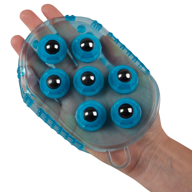 Gant De Massage Premier Equine Magnétique Bleu