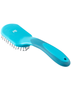 Premier Equine Soft Touch Mane and Tail Brush Black/Red 2