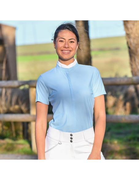 Chemise De Concours Jump'In Emma BLEU CIEL