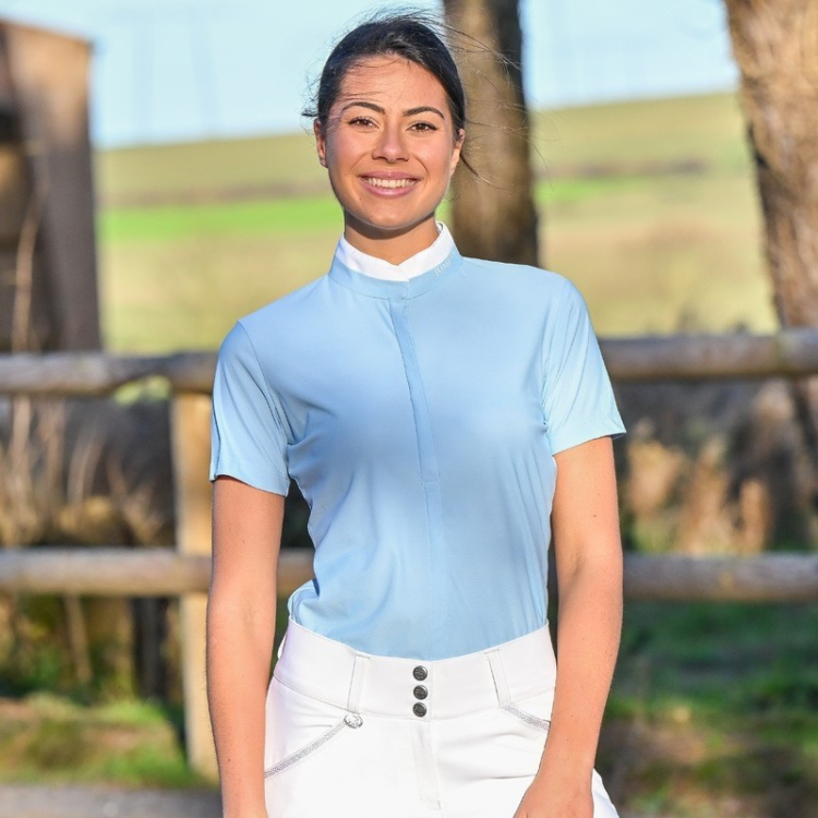 Chemise De Concours Jump'In Emma BLEU CIEL