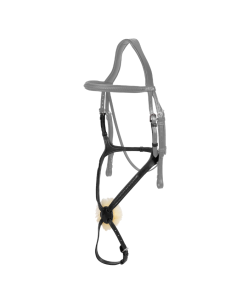 Dy'On Cross-breasted NEC braided noseband BLACK