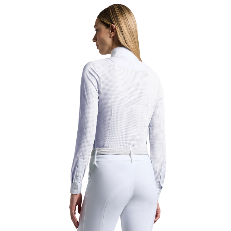 Chemise Cavalleria Toscana American L/S BLANC