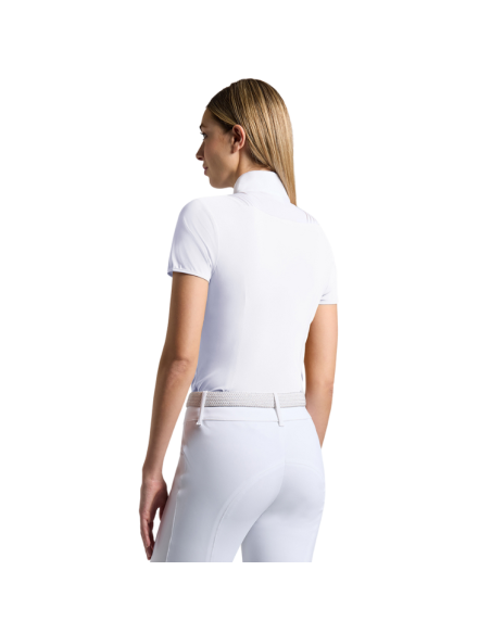 Chemise Cavalleria Toscana American S/S BLANC