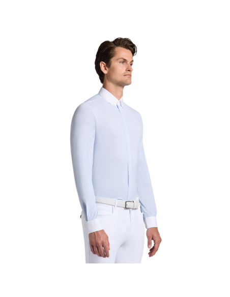 Chemise Cavalleria Toscana Guibert L/S III BLEU CLAIR