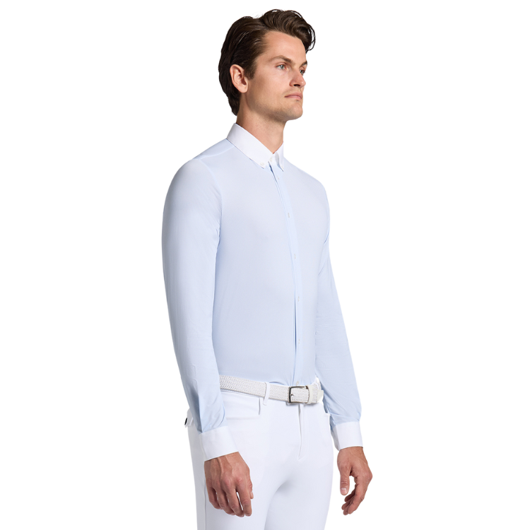 Chemise Cavalleria Toscana Guibert L/S III BLEU CLAIR
