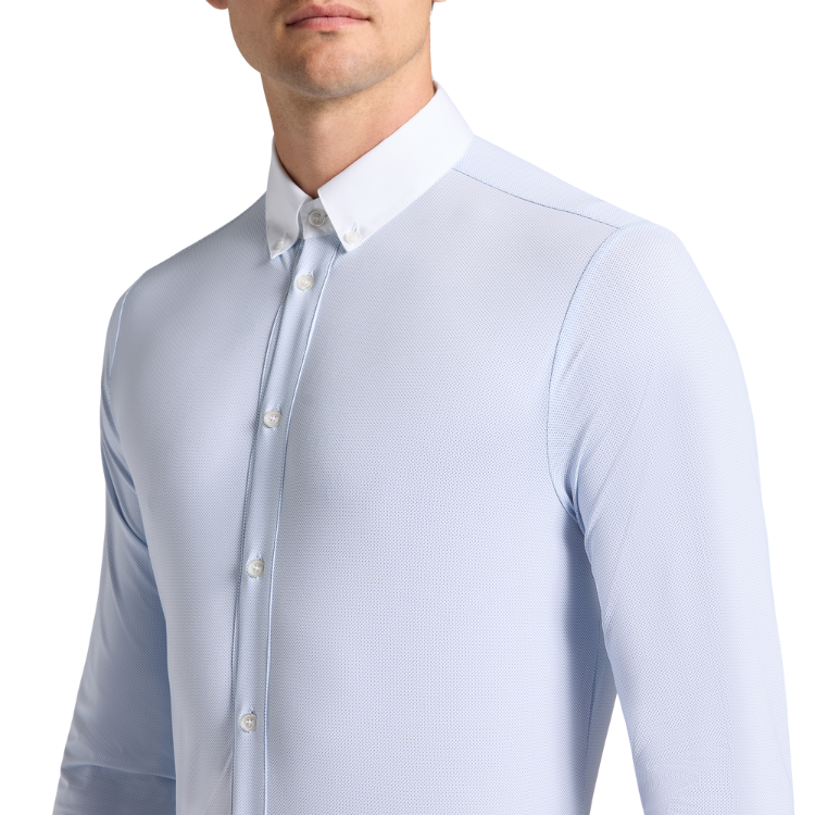 Chemise Cavalleria Toscana Guibert L/S III BLEU CLAIR