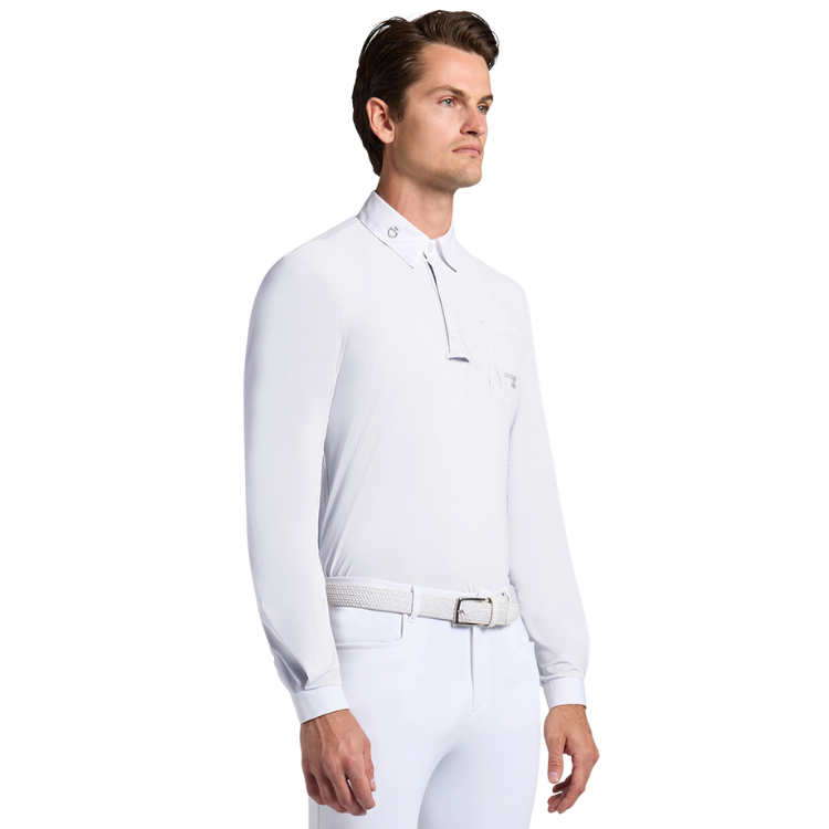 Polo De Concours Cavalleria Toscana Perforated L/S