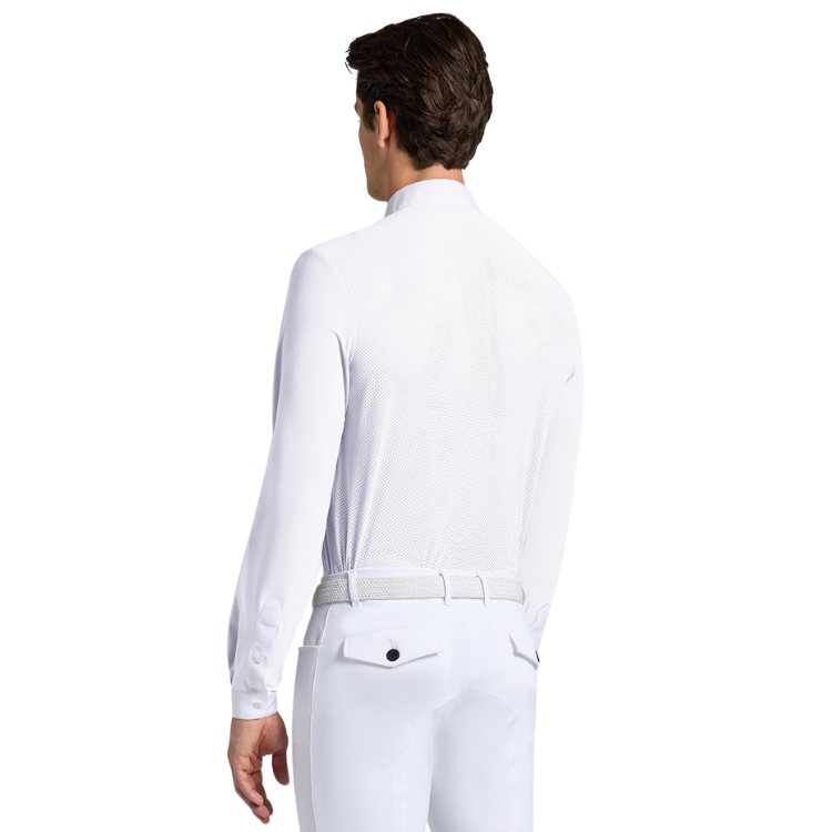 Polo De Concours Cavalleria Toscana Perforated L/S
