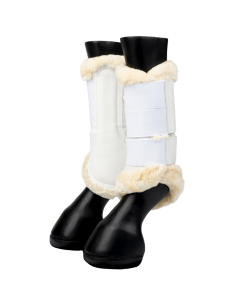 Guêtres LeMieux Fleece Edged Mesh Noir/naturel 2