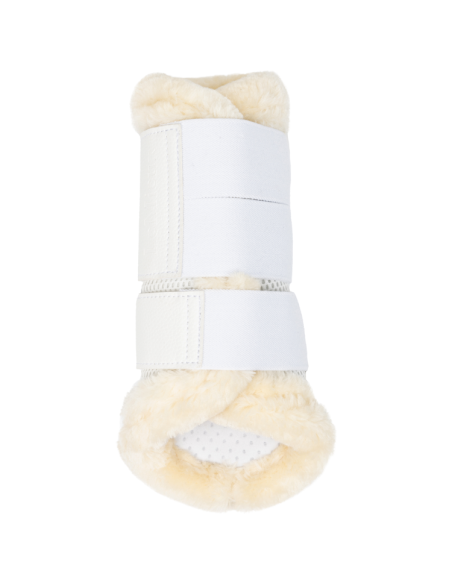 Guêtres LeMieux Fleece Edged Mesh Blanc/naturel