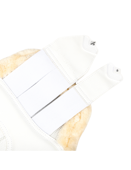 Guêtres LeMieux Fleece Edged Mesh Blanc/naturel