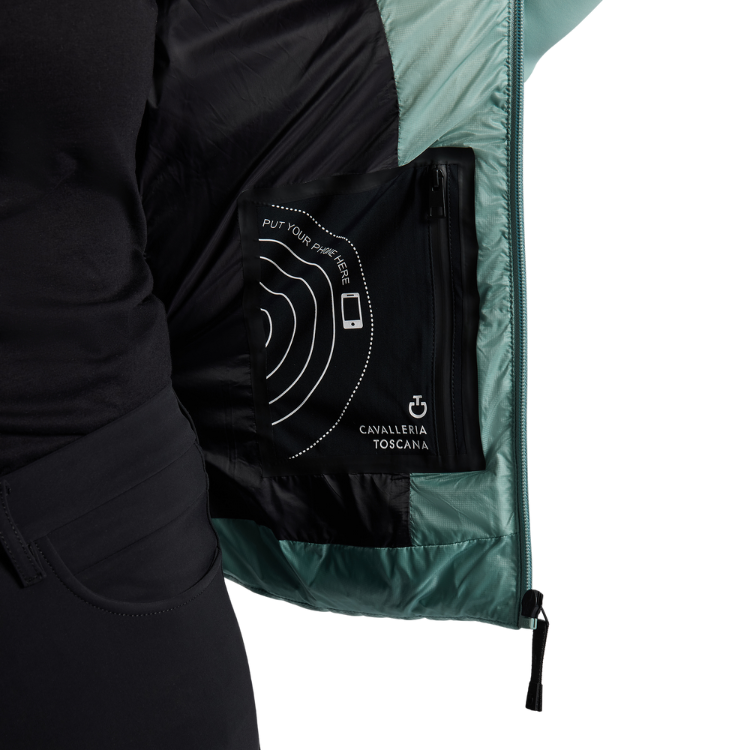 Veste Cavalleria Toscana à Capuche MINT GREEN