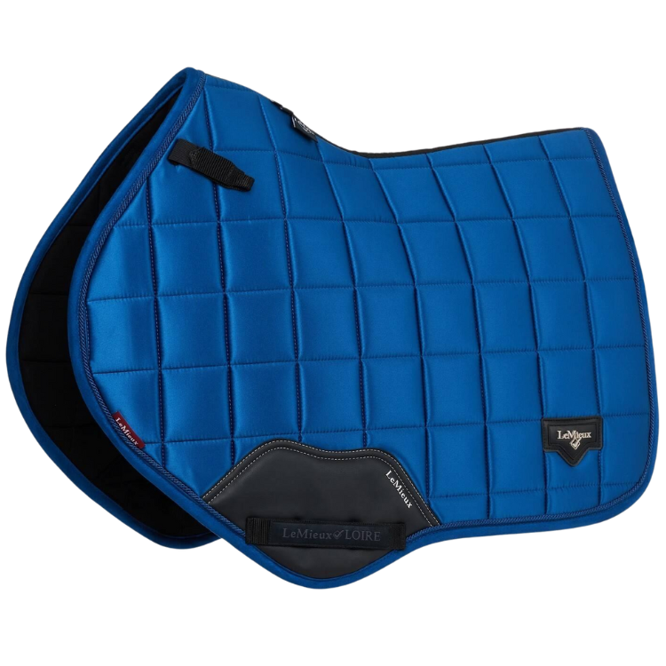 Tapis De Selle LeMieux Classic Close Contact Carré Loire Jumping Bleu benetton