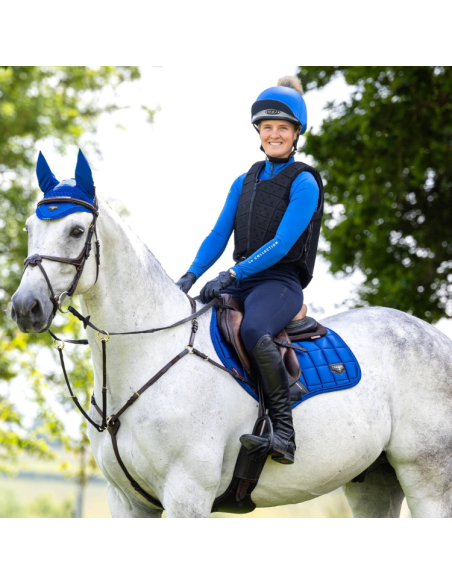 Tapis De Selle LeMieux Classic Close Contact Carré Loire Jumping Bleu benetton