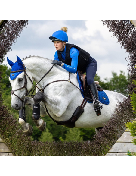 Tapis De Selle LeMieux Classic Close Contact Carré Loire Jumping Bleu benetton