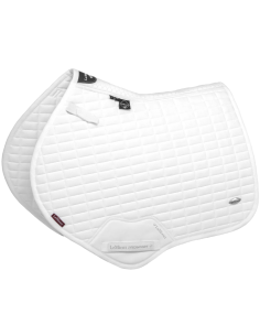 Tapis De Selle LeMieux Close Contact Square Self-Cool CSO Blanc