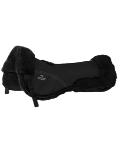 Half Pad Premier Equine Airtechnology Shockproof Wool Black/black