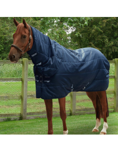Couverture D'écurie Premier Equine Stratus 400g Avec Couvre Cou Marine